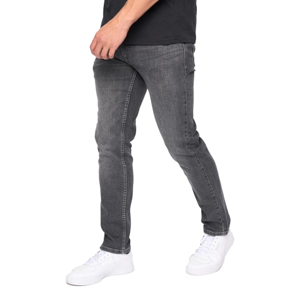 Bewley & Ritch Herr Abingdon Mellantvättade Slim Jeans 34S Grå Grey 34S