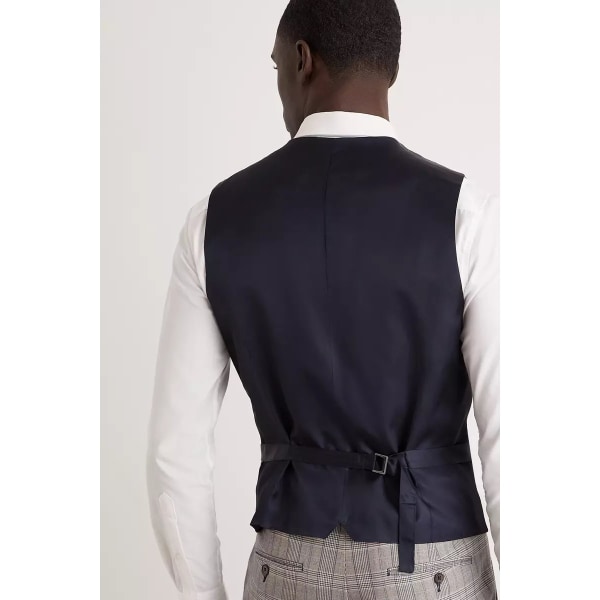 Burton Herr Pow Checked Skinny Suit Jacket 40S Grå Grey 40S