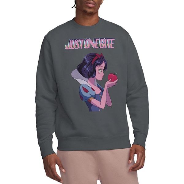 Snövit Unisex Vuxen Bara En Tugga Sweatshirt S Kolgrå Charcoal S