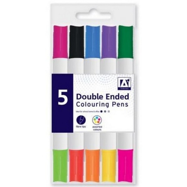 Anker målarpennor med dubbla ändar (paket med 5) One Size Multicol Multicoloured One Size