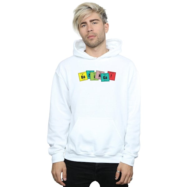 The Big Bang Theory Herr Bazinga Elements Hoodie 4XL Vit White 4XL