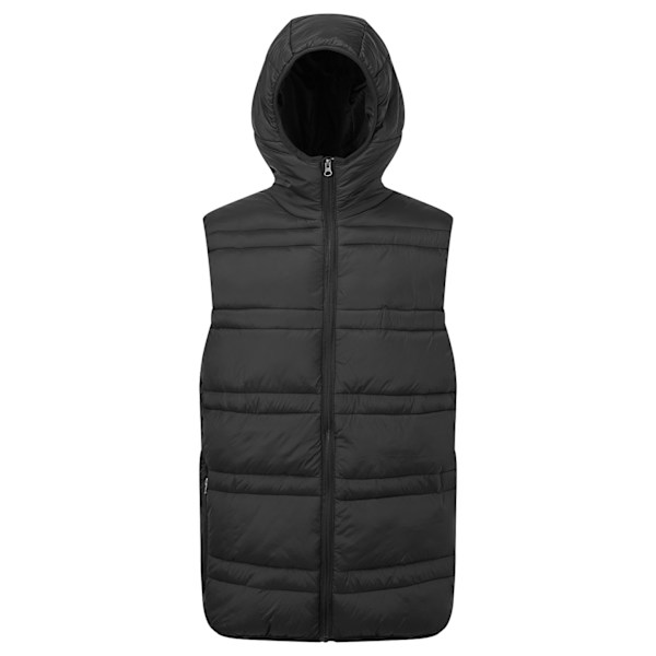 2786 Herr Latitude Hooded Body Warmer L Svart Black L