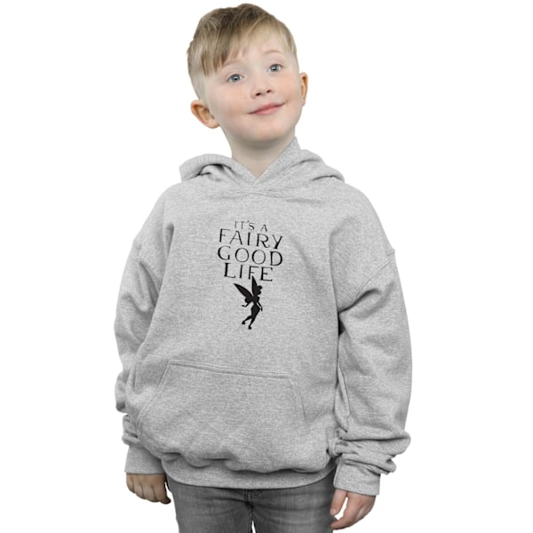 Disney Boys Tinkerbell Fairy Good Life Hoodie 9-11 år Sport Sports Grey 9-11 Years