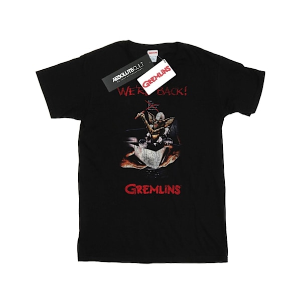 Gremlins Herr Spike Distressed Poster T-Shirt 3XL Svart Black 3XL