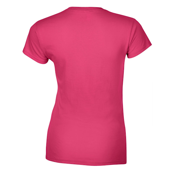 Gildan Womens/Ladies Softstyle Ringspun Bomull T-shirt L Heliconia Heliconia L