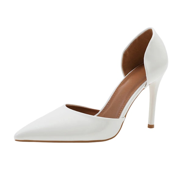 Where's That From Damskor/Damer Athens Patent Konstläder Spetsiga White 5 UK