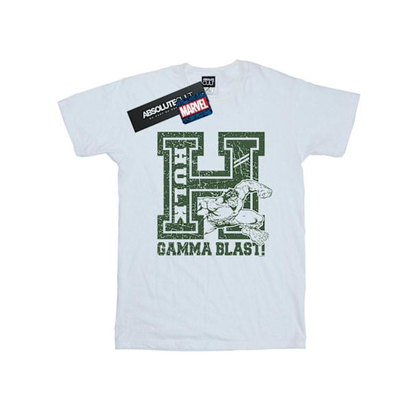 Marvel Boys Hulk Gamma Blast T-shirt 12-13 år Vit White 12-13 Years