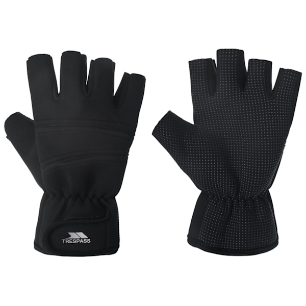 Trespass Unisex Carradale Fingerless Gloves XS/S Svart Black XS/S
