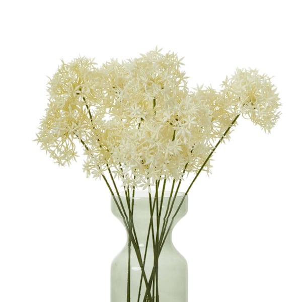 Hill Interiors Trippel Allium Spray Konstgjord Blomma One Size C Cream One Size