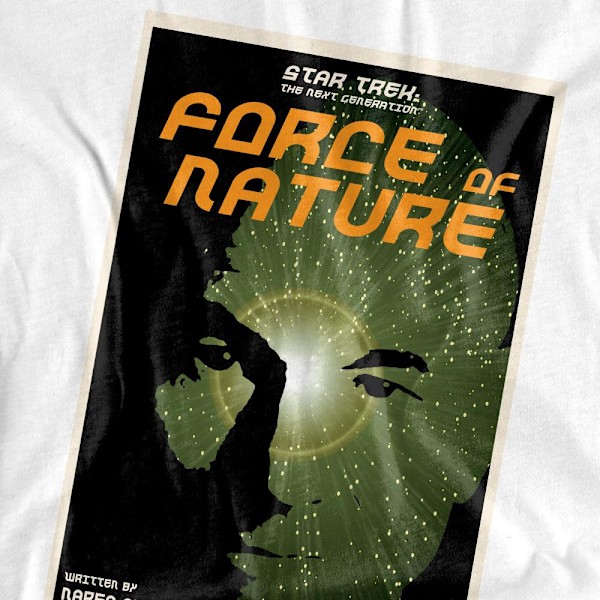 Star Trek Herr The Next Generation Säsong 7 Avsnitt 9 T-Shirt 4 White 4XL