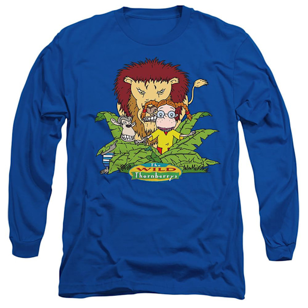The Wild Thornberrys Unisex Vuxen Sneak Attack T-Shirt L Kungligblå Royal Blue L