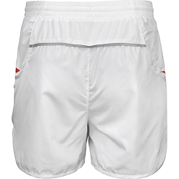 Spiro Micro-Team Sports Shorts för män 2XL Vit/Röd White/Red 2XL