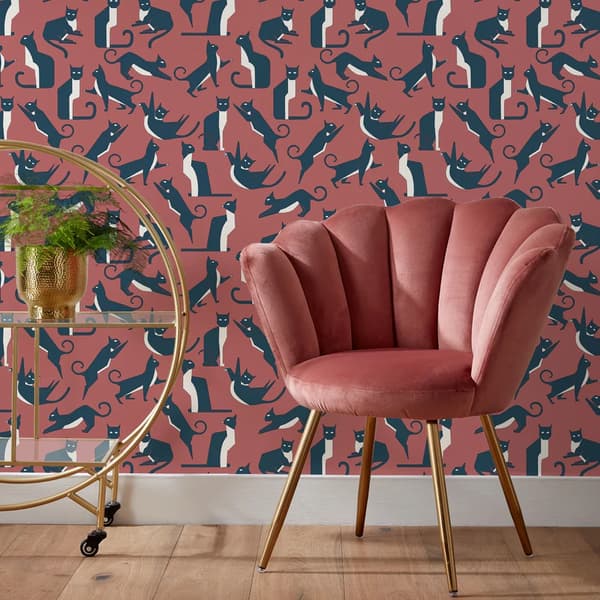 Furn Tapet One Size Rosa/Blå/Vit Pink/Blue/White One Size