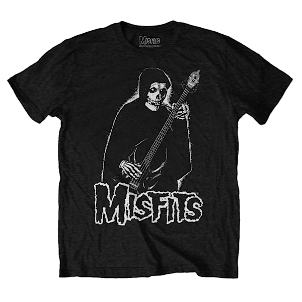 Misfits Unisex Adult Bass Fiend Bomull T-shirt S Svart Black S