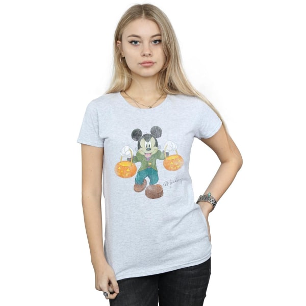 Disney Womens/Ladies Frankenstein Mickey Mouse Bomull T-shirt X Sports Grey XL