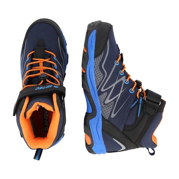 Hi-Tec Boys Blackout Mid Cut Vandringskängor 10 UK Barn Marin/Orange/Sjöblå Navy/Orange/Lake Blue 10 UK Child