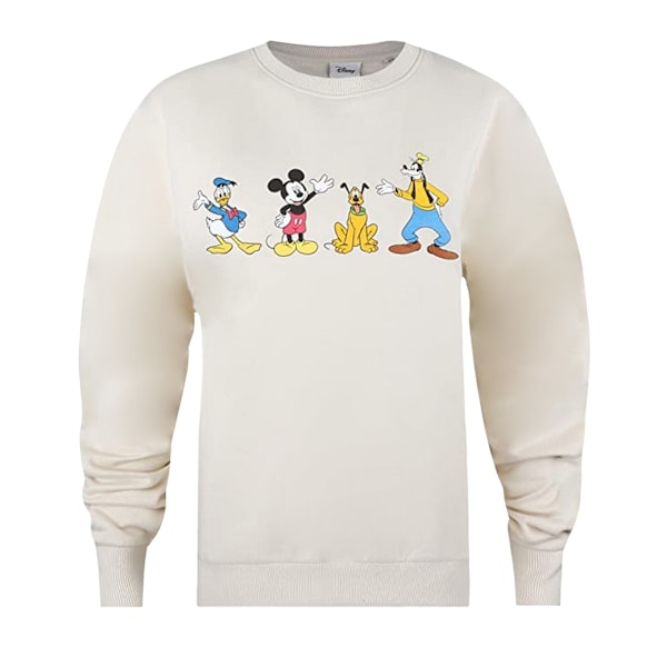 Disney Dam/Kvinnor Mickey & Friends Lineup Sweatshirt XL Ston Stone XL
