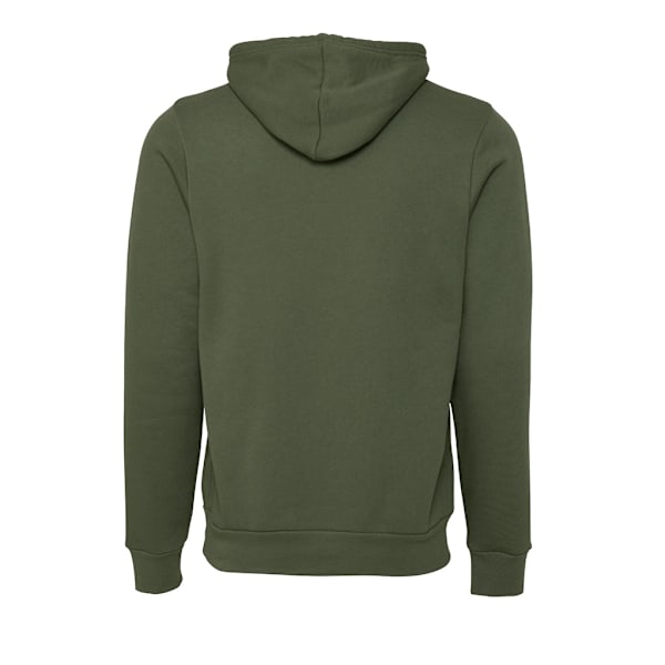 Bella + Canvas Unisex Pullover Hoodie M Militärgrön Military Green M