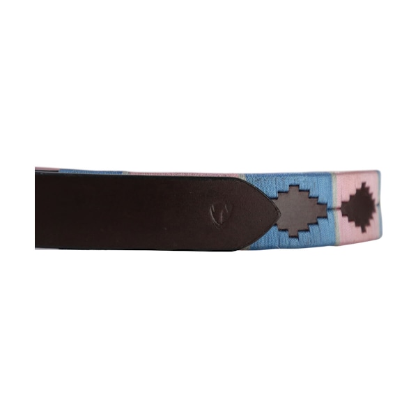 Hy Unisex Vuxen Synergy Collection Läder Polo Bälte S-M Grape/ Grape/Riviera Blue S-M