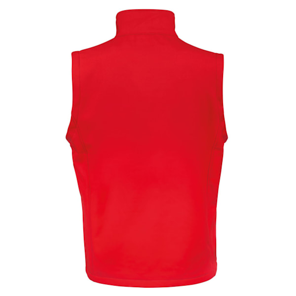 Result Core Printable Softshell Bodywarmer för män 4XL Röd/Svart Red / Black 4XL