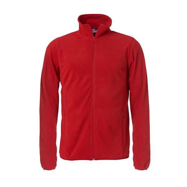 Clique Herr Basic Microfleece Fleecejacka L Röd Red L