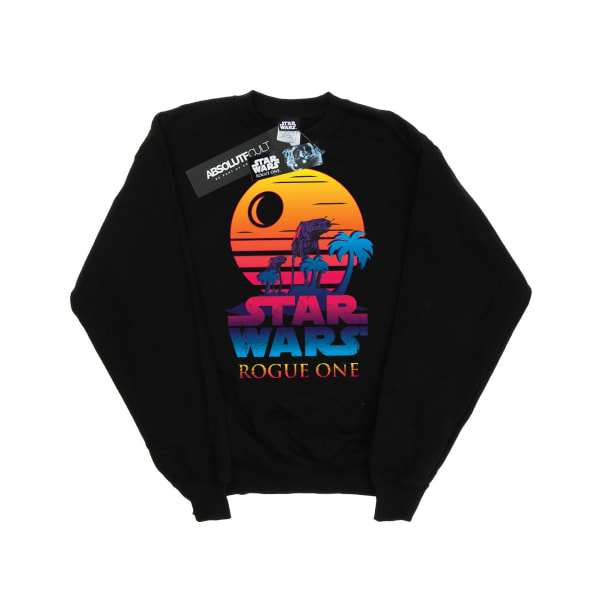 Star Wars Mens Rogue One Logo Sunset Sweatshirt L Svart Black L