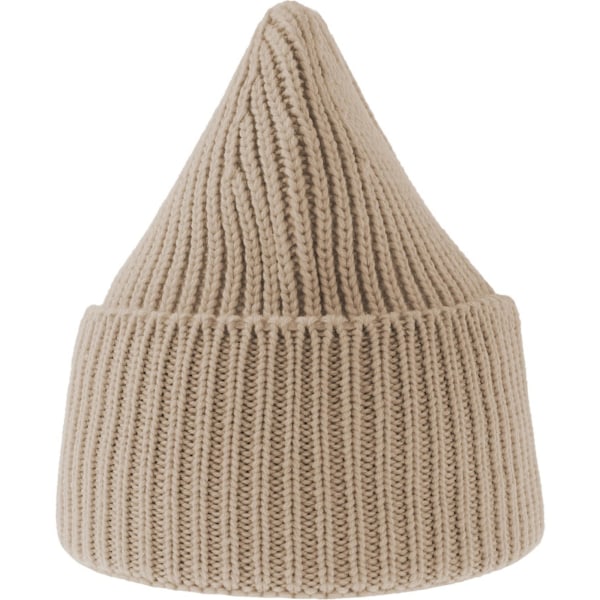 Atlantis Unisex Vuxen Ek Chunky Knit Beanie One Size Beige Beige One Size