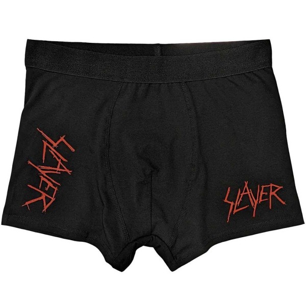 Slayer Unisex Vuxen Scratchy Logo Boxer M Svart Black M