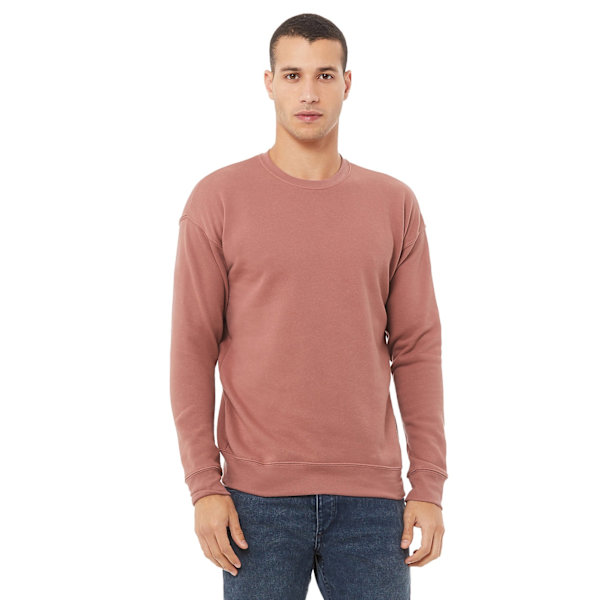 Bella + Canvas Unisex Drop Shoulder Sweatshirt L Mauve Mauve L