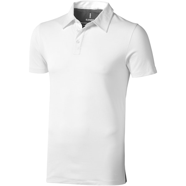 Elevate Mens Markham Kortärmad Polo S Vit White S