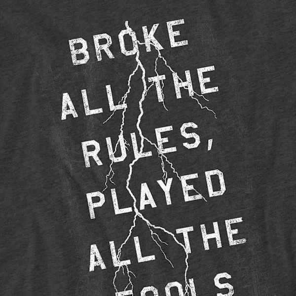 AC/DC Unisex Vuxen Struck T-Shirt L Kolgrå Charcoal L