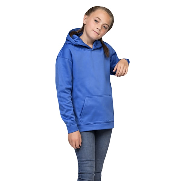 AWDis Just Hoods Barn Sport Polyester Hoodie 3-4 År Royal B Royal Blue 3-4 Years