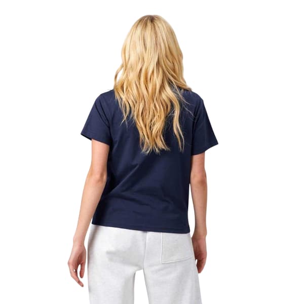 Original Creator Dam/Dam Synchronicity Enfärgad Klassisk T-shirt Midnight Blue 10 UK