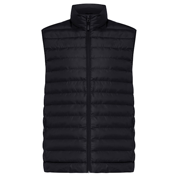 Iqoniq Meru Vadderad väst för män i återvunnen polyester 4XL Svart Black 4XL