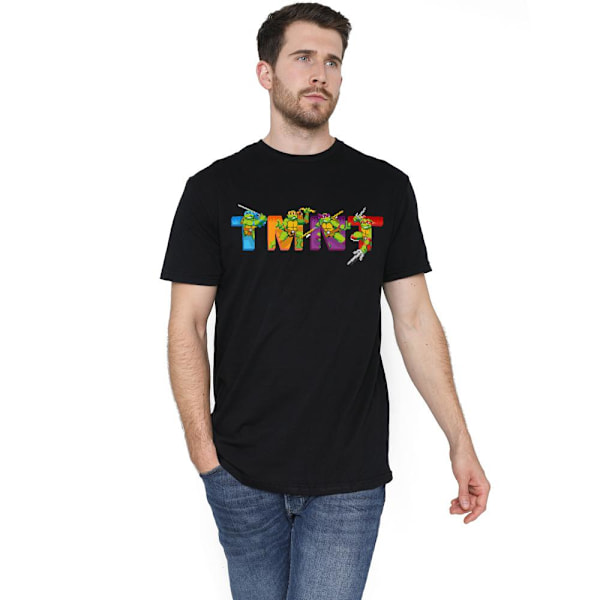 Teenage Mutant Ninja Turtles Herr Arcade Huvudskärm T-Shirt 5X Black 5XL