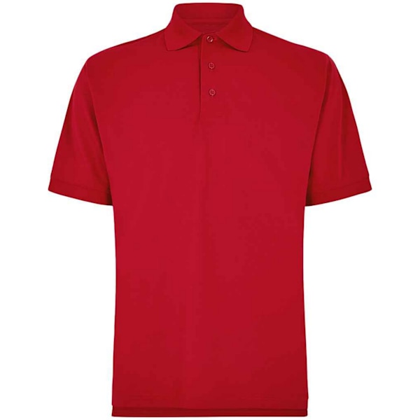 Kustom Kit Klassisk Pikétröja för Herr 4XL Röd Red 4XL