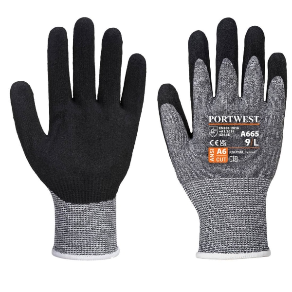 Portwest Unisex Adult A665 VHR Advanced Cut Resistant Gloves XX Grey XXL