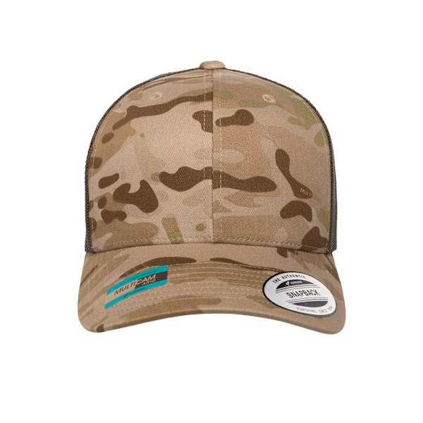 Flexfit by Yupoong Multicam Retro Trucker Cap One Size Arid/Bro Arid/Brown One Size