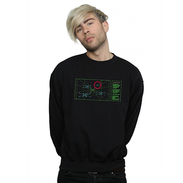 Star Wars X-Wing Target Sweatshirt för män, L, svart Black L