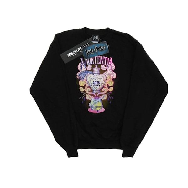 Harry Potter Dam/Kvinnor Kärleksdryck Sweatshirt XL Svart Black XL
