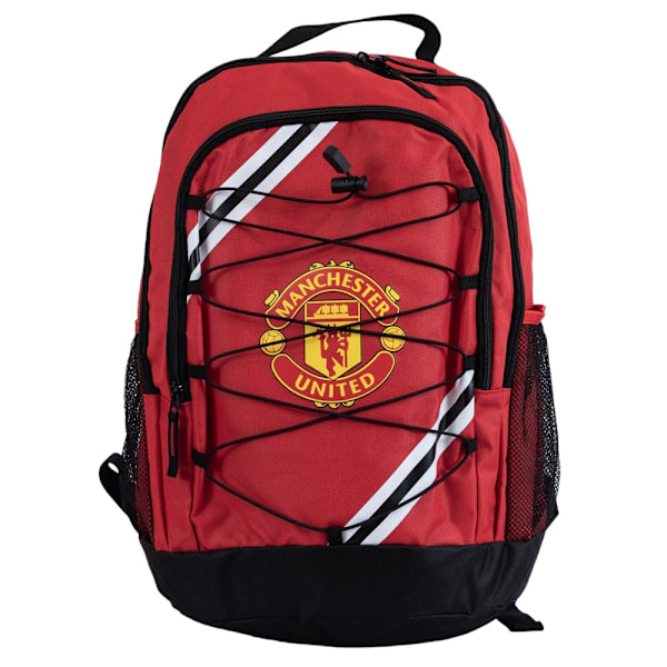 Manchester United FC Core Stripe Ryggsäck One Size Röd/Gul/Svart Red/Yellow/Black One Size