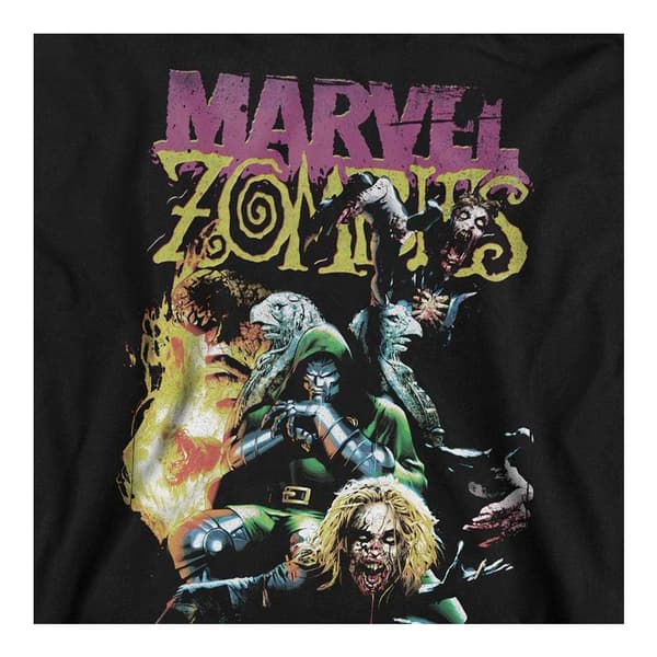 Marvel Zombies Unisex Vuxen Doom & The Fantastic Four Sweatshirt Black S