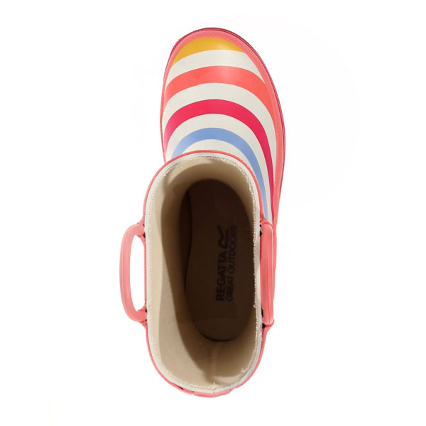 Regatta Minnow Randiga Gummistövlar för Barn 3 UK Flerfärgade Multicoloured 3 UK