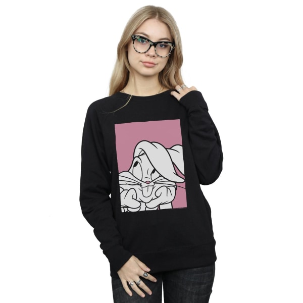 Looney Tunes Dam/Kvinnor Bugs Bunny Adore Sweatshirt S Svart Black S