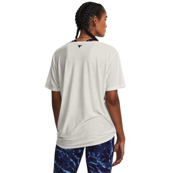 Under Armour Dam Project Rock T-shirt 8 UK Vit White 8 UK