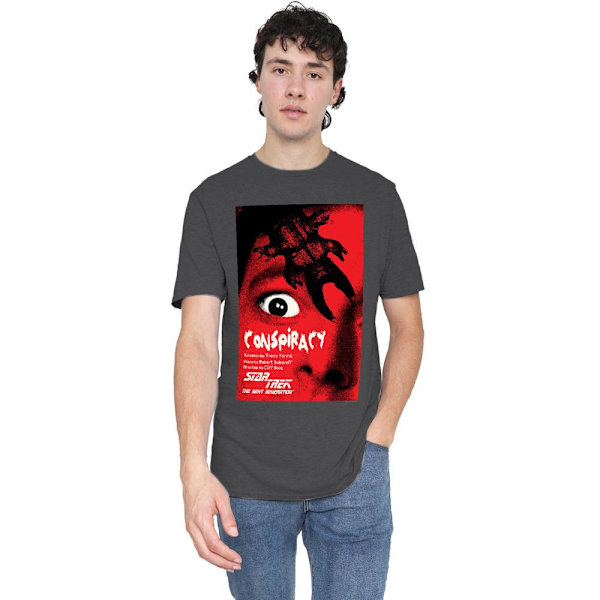 Star Trek Unisex Vuxen The Next Generation Säsong 1 Avsnitt 25 Charcoal L