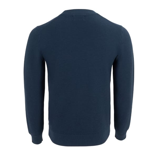 Firetrap Herr Stickad Tröja med Rund Hals S Marinblå Navy S