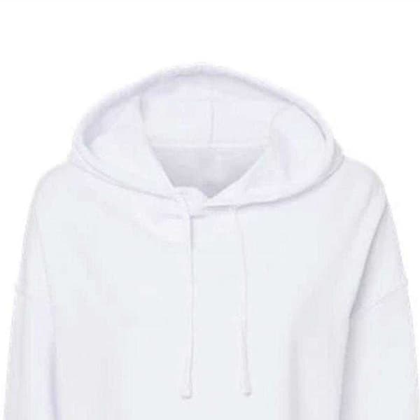 Miso Dam Marl Croppad huvtröja 14 UK Vit White 14 UK