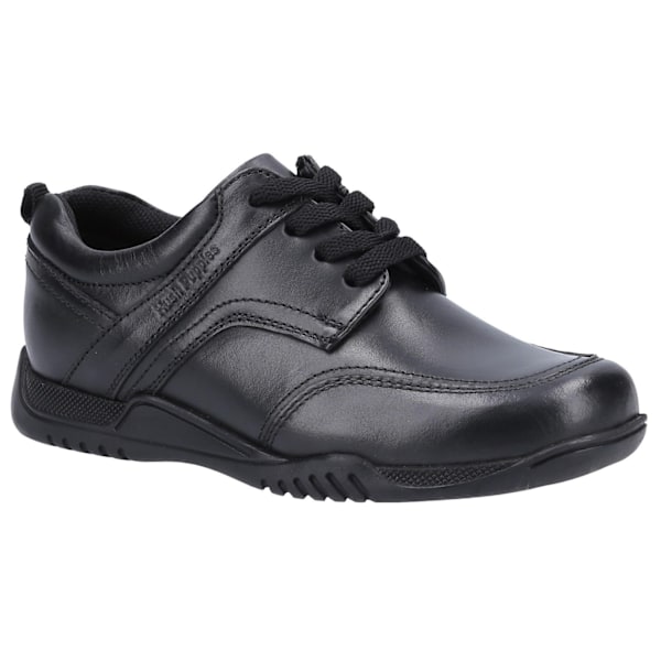 Hush Puppies Harvey Läderskolskor för Pojkar 3 UK Svart Black 3 UK