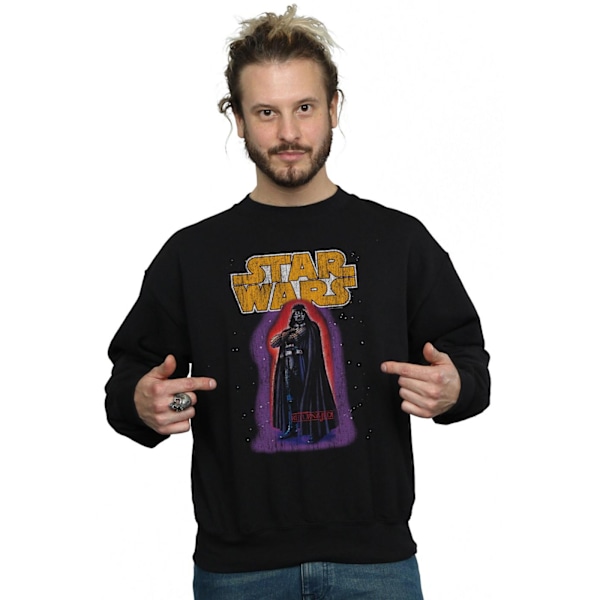 Star Wars Herr Darth Vader Vintage Sweatshirt 4XL Svart Black 4XL